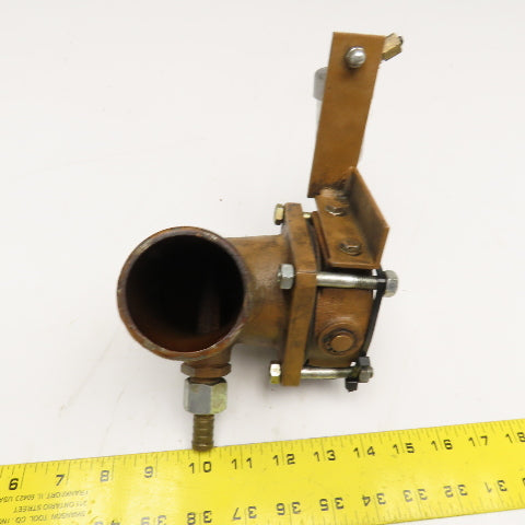 Kaeser Pneumatic Controlled Intake Damper From Air Compressor 60mm OD