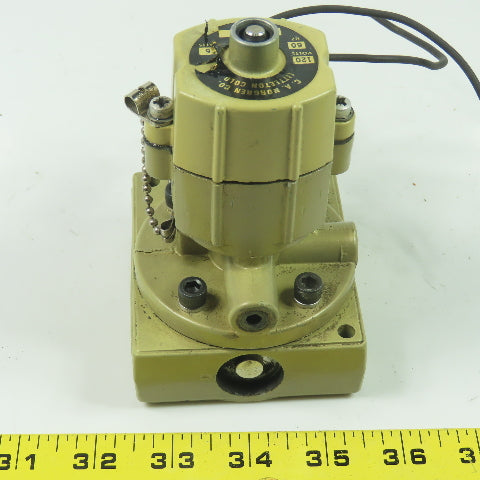 Norgren D1012B-P1 120V Pneumaic Poppet Solenoid Valve 60Hz 1/4" NPT