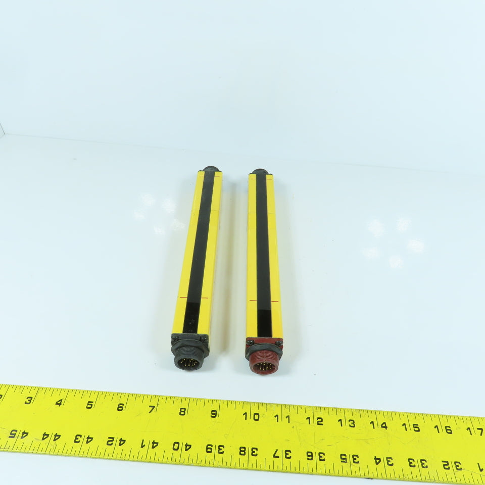 STI FS4308BX-3 FS4308B R-3 Safety Light Curtain Receiver Transmitter Set