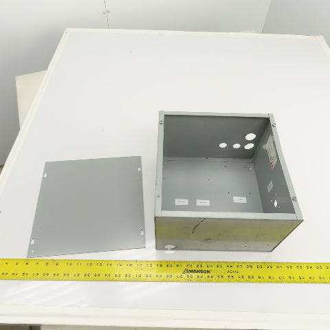 Hoffman ASE12X12X8NK 12 x 12" x 8" Screw Cover Electrical Enclosure Junction Box