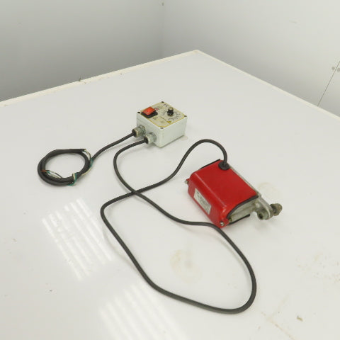 Syntron V-4-AC Magnetic Vibrator 115V W/ Homer City Automation Controller HCA-R3