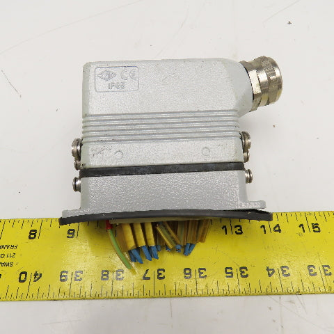 ILME VR-2 16A 400V 16 Position Male/Female Hood Connector Set