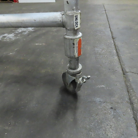 Werner 4250 Series Wide Span Snap-Up Aluminum Folding Rolling Scaffold 96" x 52"