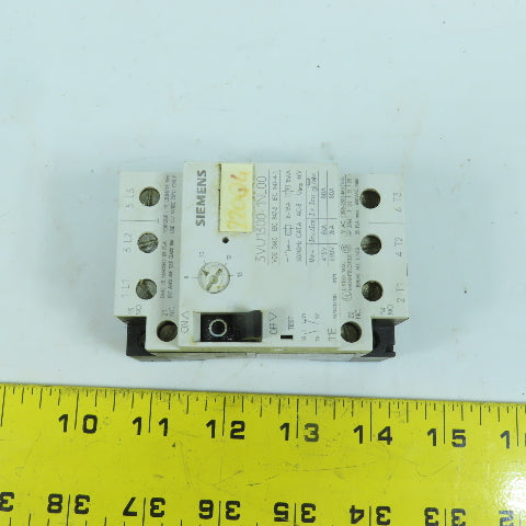 Siemens 3VU1300-1NL00 8-13A Motor Protector Circuit Breaker 600VAC