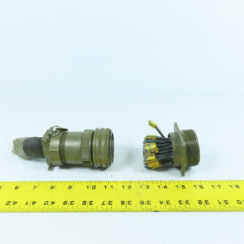 Veam 36-10 48-Position Circular Connector Male & Female Set