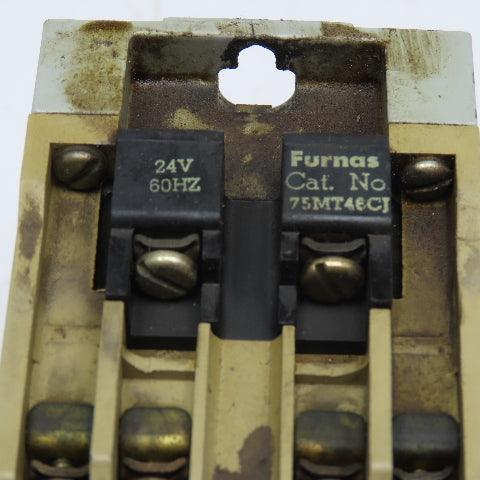 Furnas 46MT80J MT/46 600V 10A Relay Contactor 24V AC Coil