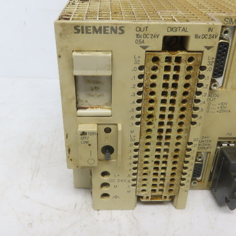 Siemens 6ES5 103-8MA05 Simatic S5-95U CPU Processor 24VDC Input 1A