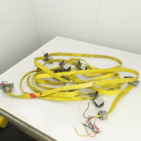 Flat-Flex 41' OAL Festoon Cable Carrier Travel System Kit 8-Cond 12AWG 600V