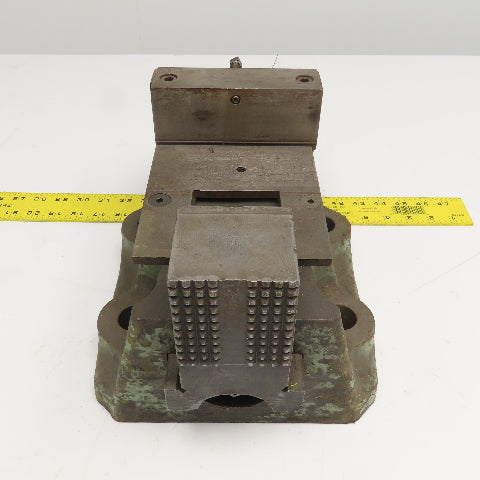 10" Open Cast Iron Knurled Jaw Work Holding Clamp Vise