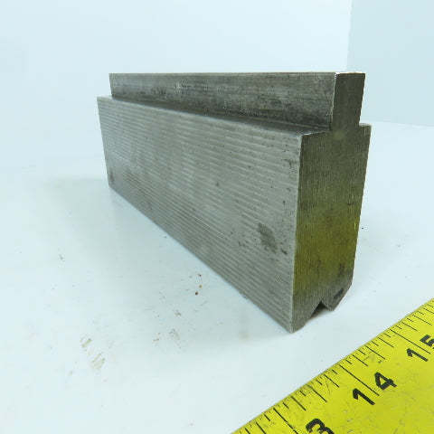 8-1/4" V-Angle Forming Press Brake Die Block 2-3/4" H 1.2" Thick 1/2" Tang