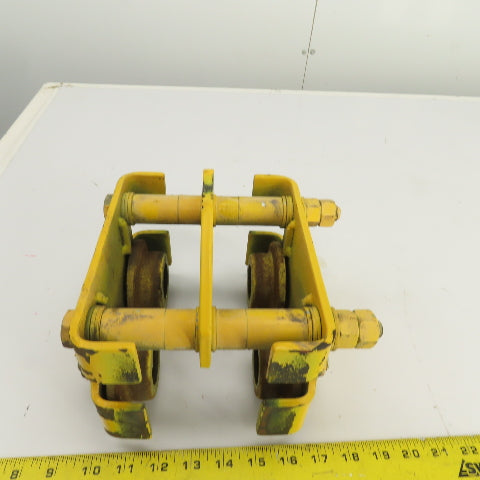 CM CBTP 1/2 Ton Push/Pull Ball Bearing Hoist Beam Trolley 3" to 5" Flange