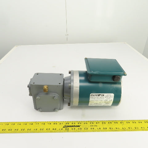 Cleveland ICHS 20:1 Ratio Right Hand Gear Reducer 86RPM 1/3HP 3PH Reliance Motor