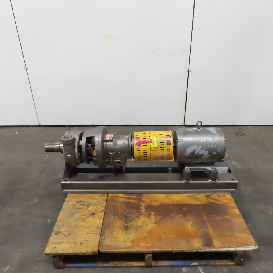 Gusher P2X2.5-7SEHCBM4B 15HP Horizontal Centrifugal Pump 3PH 106GPM 197 FT Head