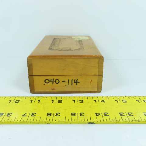 Grobet Swiss Pin Gauge Set 0.040" To 0.114" "Missing Two"