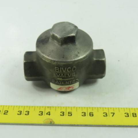 Bivco CF8M 3/4" Stainless Steal Swing Check Valve