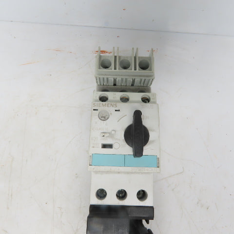 Siemens 3RV1021-4CA10 Motor Starter W/3RT1017-1AK61 Contactor