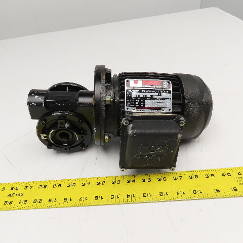 ISGEV A63B4 28:1 Ratio 57RPM Output Gear Motor 230/460V 3Ph 0.18/22kW