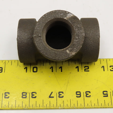 Anvil 3/4" NPT 300WSP Thick Walled Black Pipe TEE
