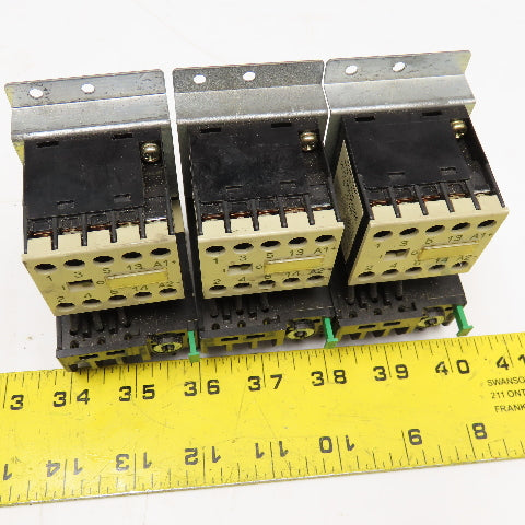Matsushita BMP650504 220V 2.2kW Max Contactor 24VDC Coil Misc Overloads Lot Of 3
