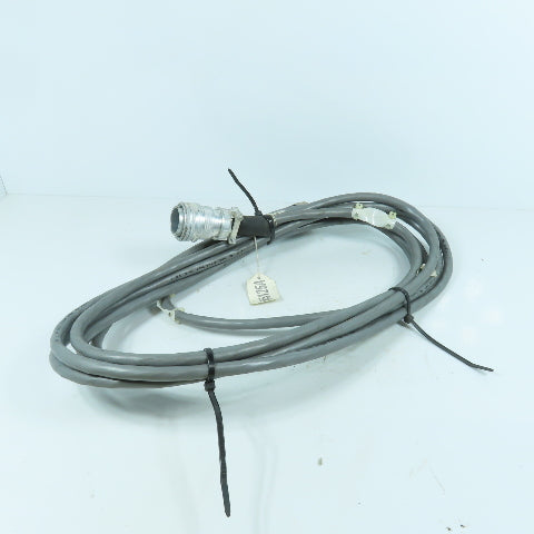 B5125A 11717 AWM Style 2493 Cordset 19 Pin Male x 13 Female 18' OAL