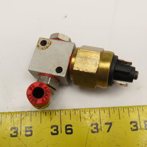 Elettrotec PMN10A 6mm Push To Connect Pneumatic Adjustable Pressure Switch