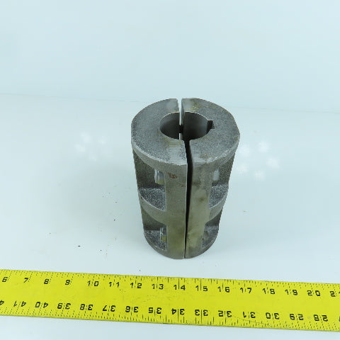 Mair 2488.1.B 1-3/4" Cast Iron Shaft Coupling 2-Piece 6-1/2" OAL x 4-1/4" OD