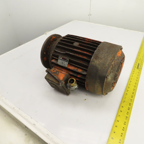Isgev AS 112 M 4 5.5CV Electric Motor 1730RPM 460V 3PH (Bad Bearings)