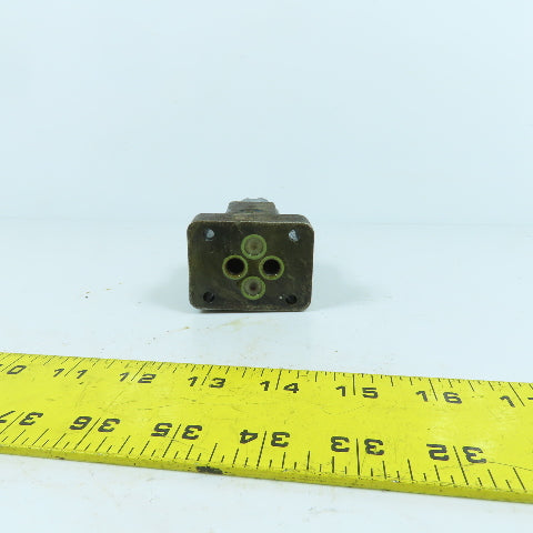 Rexroth 2 FRM 6 B 36-32/16 QRV 2-Way Flow Control Valve W/ Key