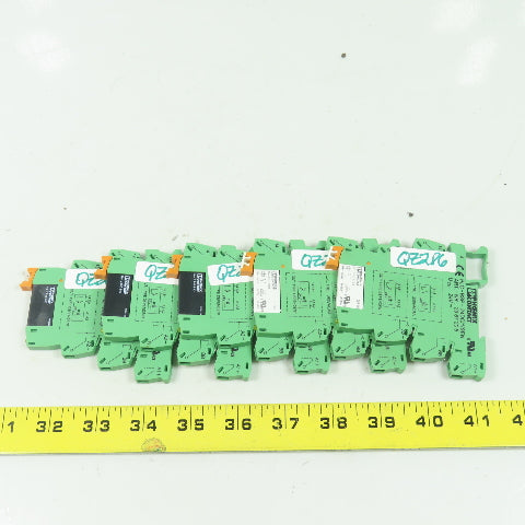 Phoenix Contact PLC-BSP-24DC/1/SEN 250VAC Relay Terminal Block 24VDC 6A Lot Of 5