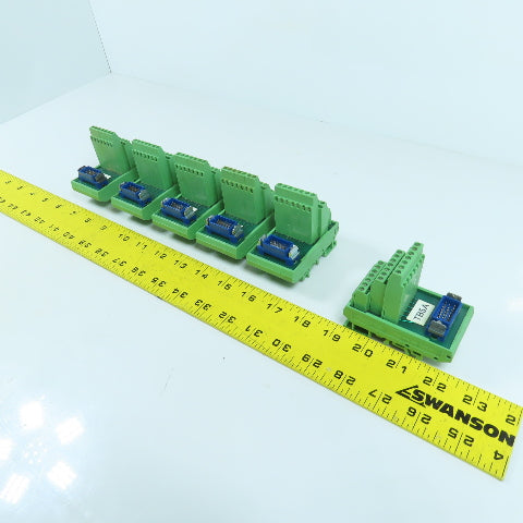 Phoenix Contact UMK-SE 11,25-1 Relay Module Terminal Block Lot Of 6