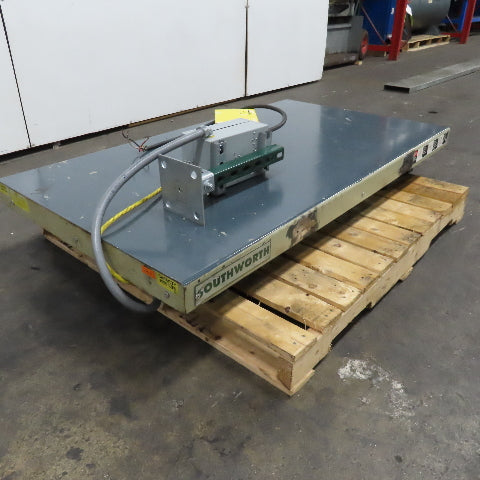 Southworth LS 2-5-36 1 Ton 60" x 34" Hydraulic Lift Table 480V 3Ph 6"-42" Lift
