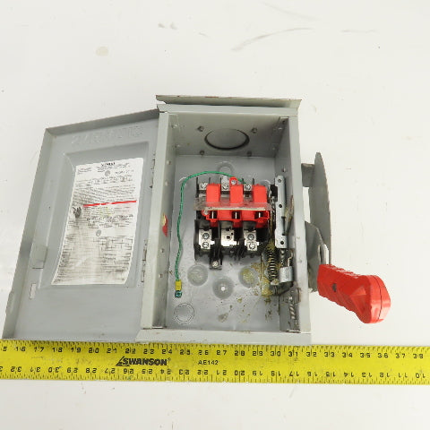 Siemens HNF361R 30A Heavy Duty Non-Fusible Safety Disconnect Switch 600VAC 3R