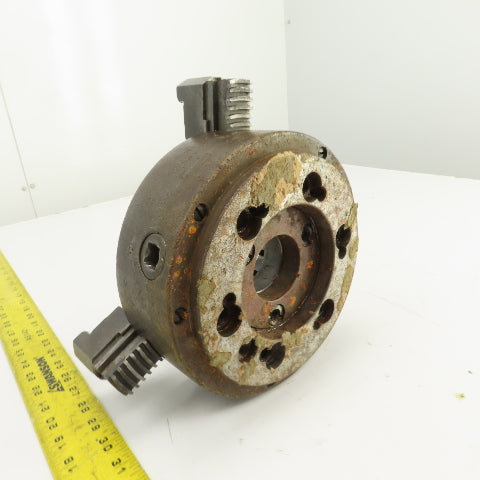 Cushman 236-B6 8" 3-Jaw Self Centering Scroll Lathe Chuck 1.9" Thru Hole