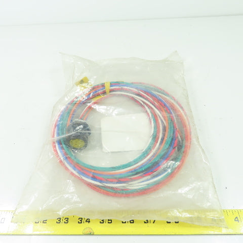 TCP Wire & Cable 97335 9-Pole Female Single End Receptacle 6' 600V