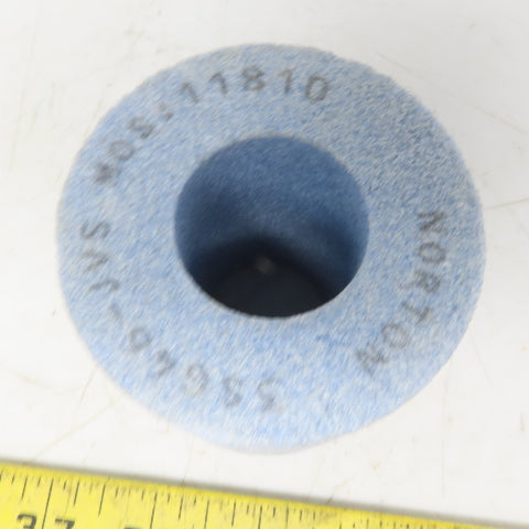 Norton 3S646-JVS 2-3/4" x2-3/4" x1-1/4" Cylinder Valve Seat Grinding Stone 90°