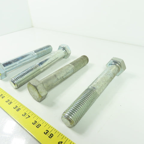 1-8x6 UNC Hex Head Cap Screw Grade 5 Lot Of 4