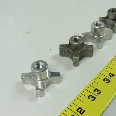 5/16-18 Threaded Female Aluminum Handwheel Knob Lot Of 5
