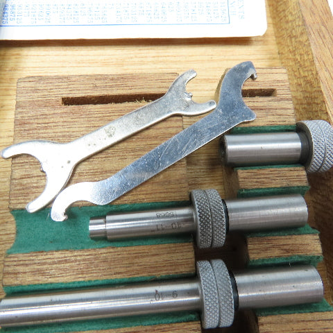 Mitutoyo 104-138A 6"-12" Outside Diameter Micrometer Kit .001"