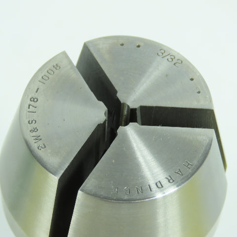 Hardinge 178-1008 2 Warner & Swasey 3/32" Round SM Collet 3.82" OAL