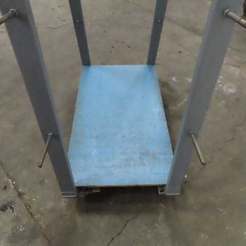 3 Tier Cantilever Light Duty Rolling Wire Spool Storage Rack 48" x 24''x 74"