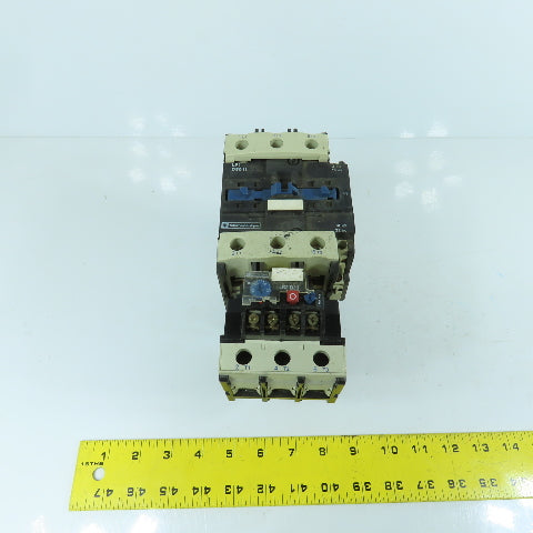 Telemecanique LP1 D8011 125A 600VAC Contactor 24VDC Coil W/ LR2 D3361 Overload