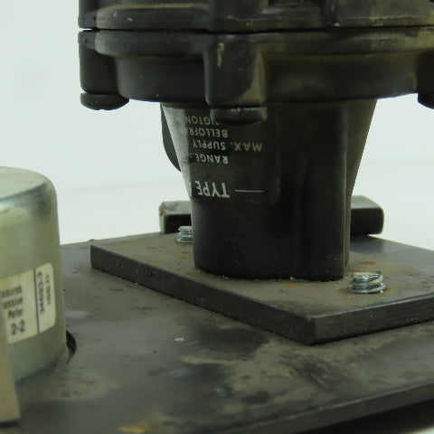 Jordan Valve 12-3 Control & Manual Loading Pressure Gauges