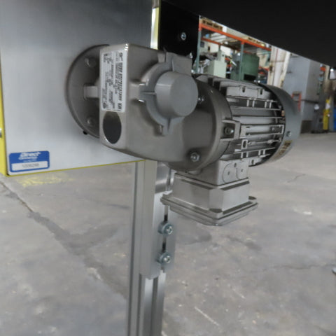 Direct Conveyors 24" x 137" Slide Bed Belt Conveyor 15FPM 208-230/460V .25Hp