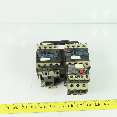 Telemecanique LP2D2501 600V Reversing Contactor 3Ph 40A 20HP 24VDC Coil