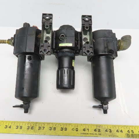 Speedaire 4ZL49, 4ZL92, 4ZM22 FRl Filter Regulator Lubricator Assembly 1/2"NPT