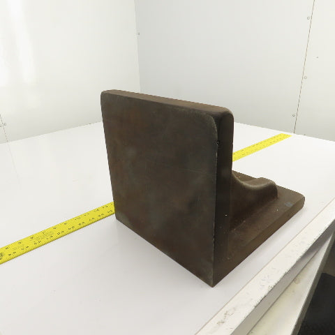 1.5" Thick Cast Iron Webbed Right Angle Setup Plate 11-7/8" H x 11-3/4" W 14" L