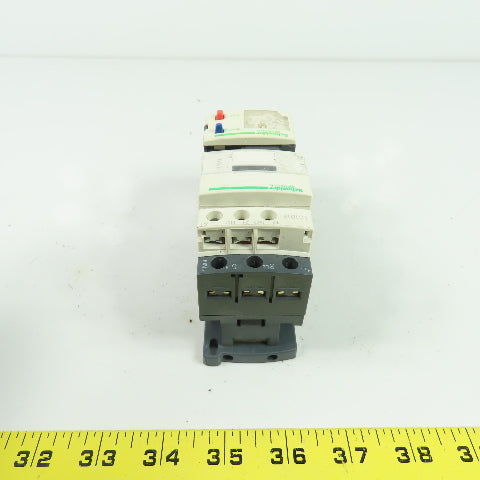 Schneider Electric LC1D18 600V Contactor 220VCoil W/LRD22C Overload Relay 24A