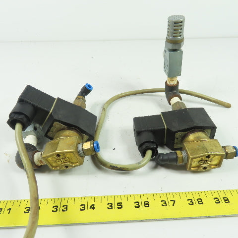 CKD AG41-02-2 Direct Acting 3 Port Solenoid Valve 24VDC Lot of 2