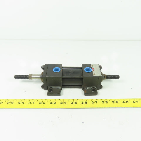Hydro-Line LR5AD-1.5X1-N-.63-2X-N-L-L-1-1-X Double Ended/Act. Pneumatic Cylinder