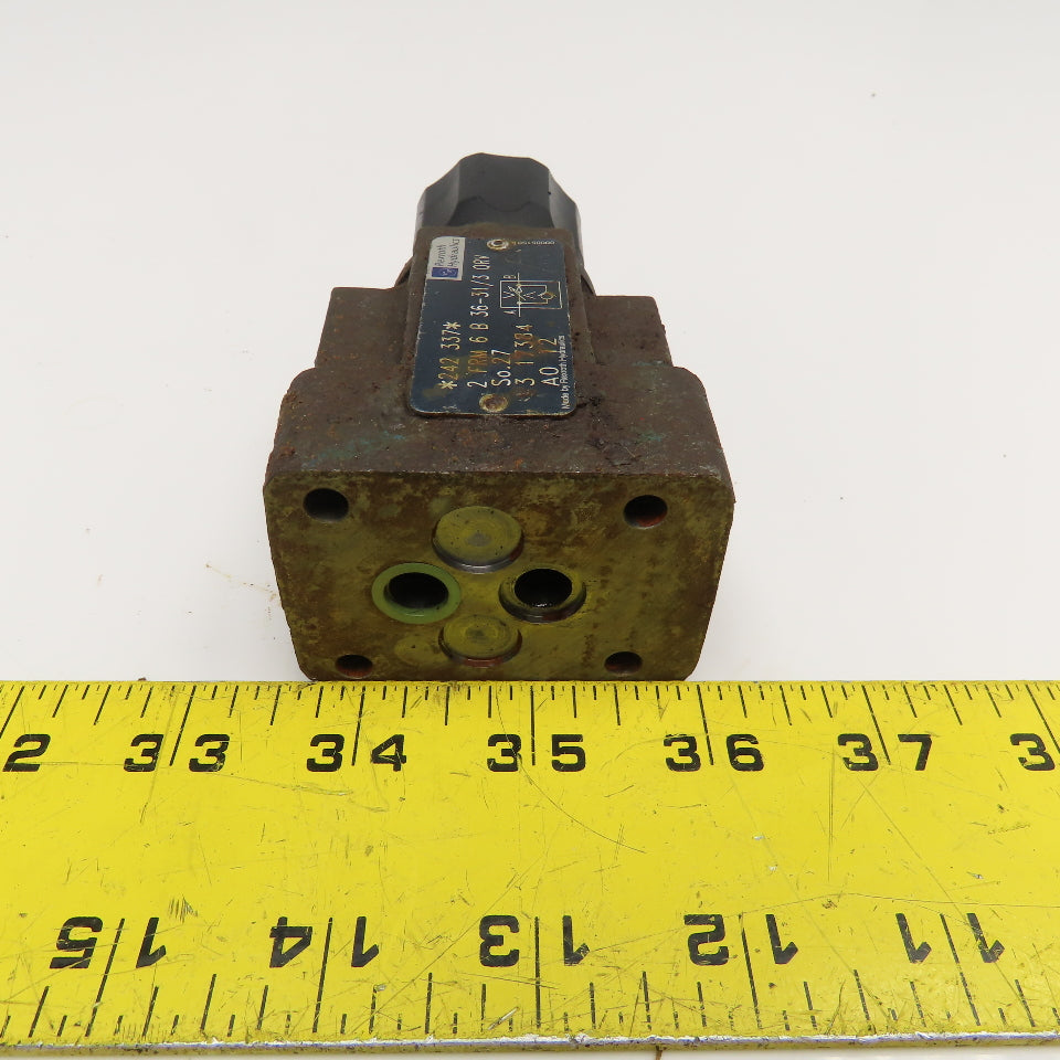 Rexroth 2FRM 6 B 36-31/3 QRV 2 Way Hydraulic Flow Control Valve